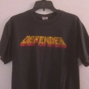 Anvil Black Cotton T-Shirt